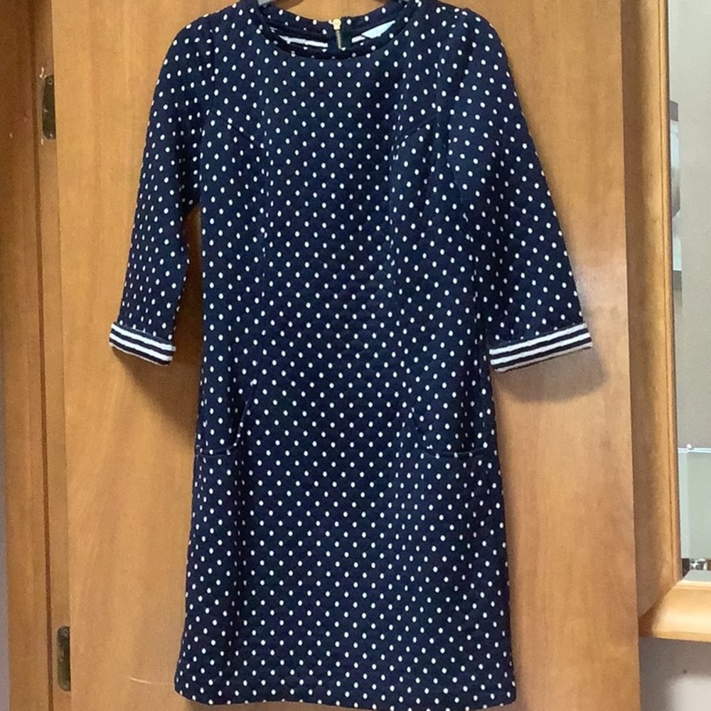 Boden polka dot dress, size 4